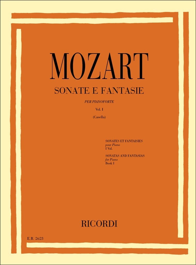 Sonate E Fantasie Volume I